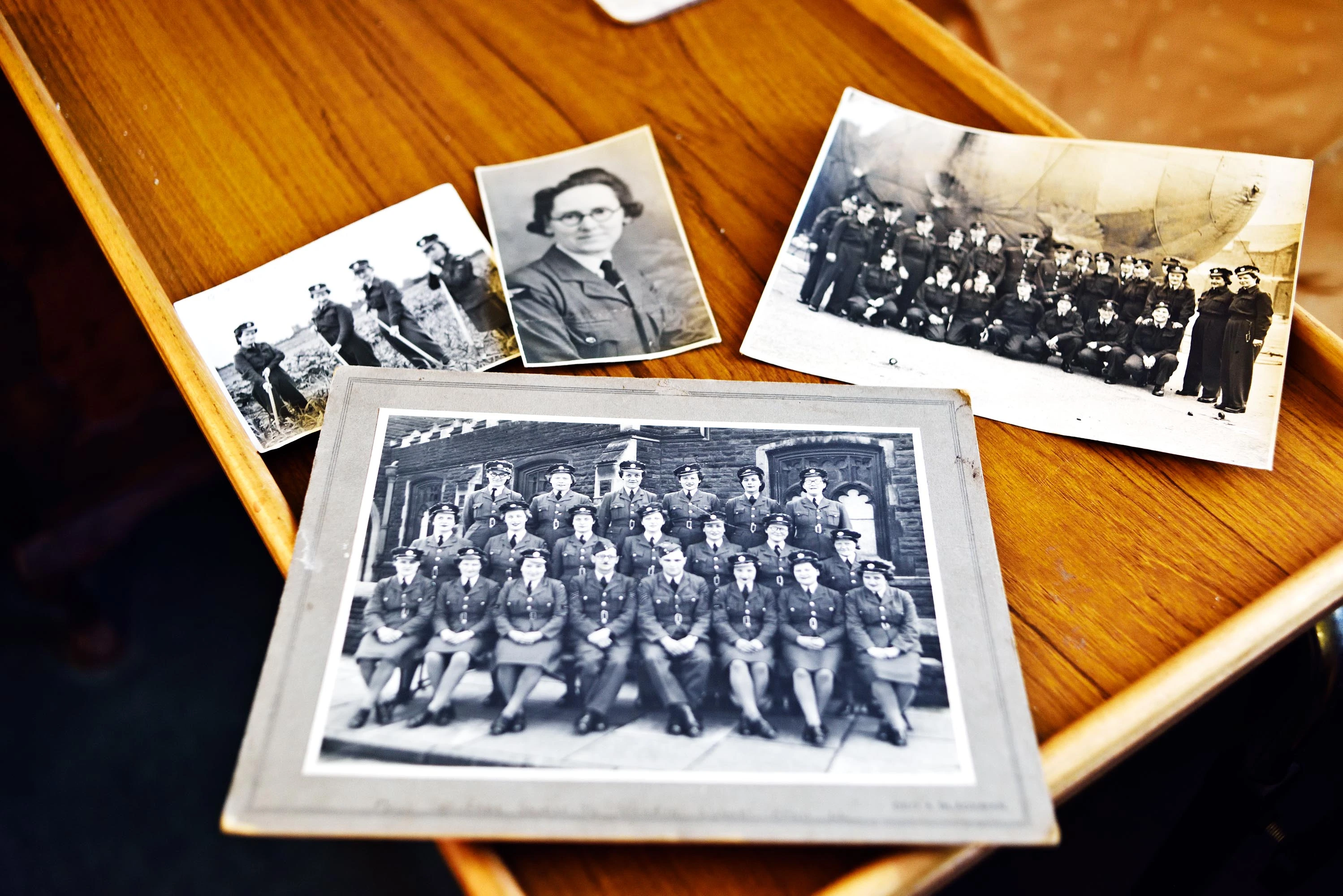 Photos of Winifred's time as a Barrage Balloon Operator